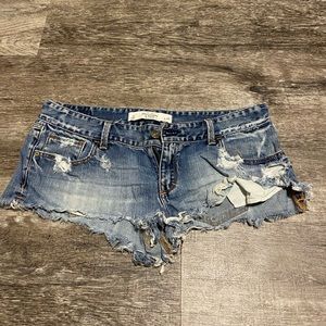 ABERCROMBIE JEAN SHORTS